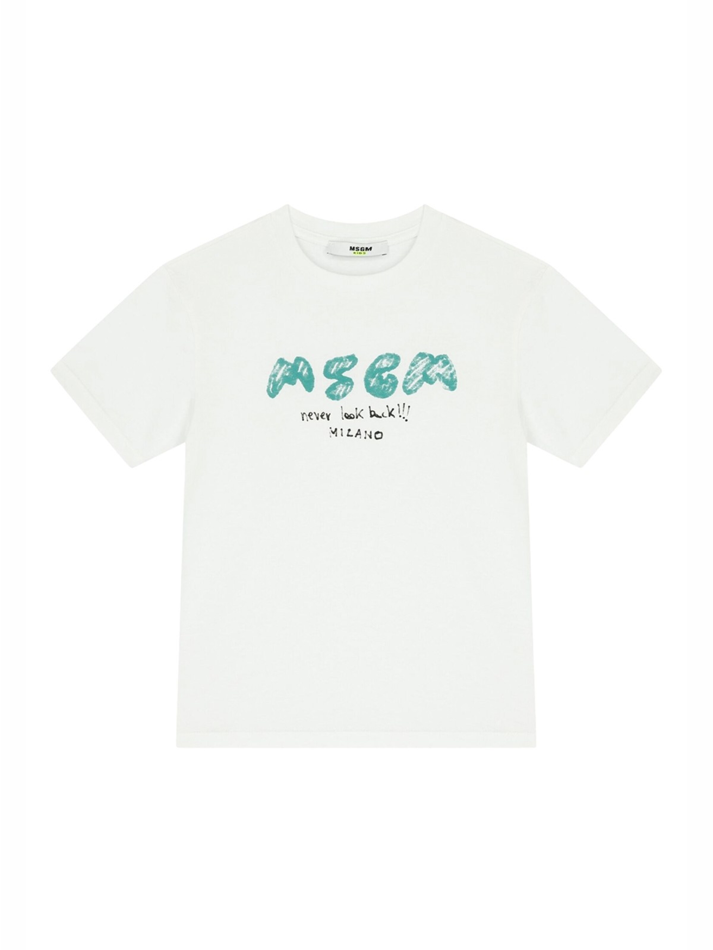 T-Shirt MSGM en blanc : devant