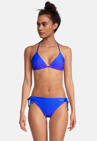 BECO the world of aquasports Triangle Bikini 'Gradient Dots' in Blue: front