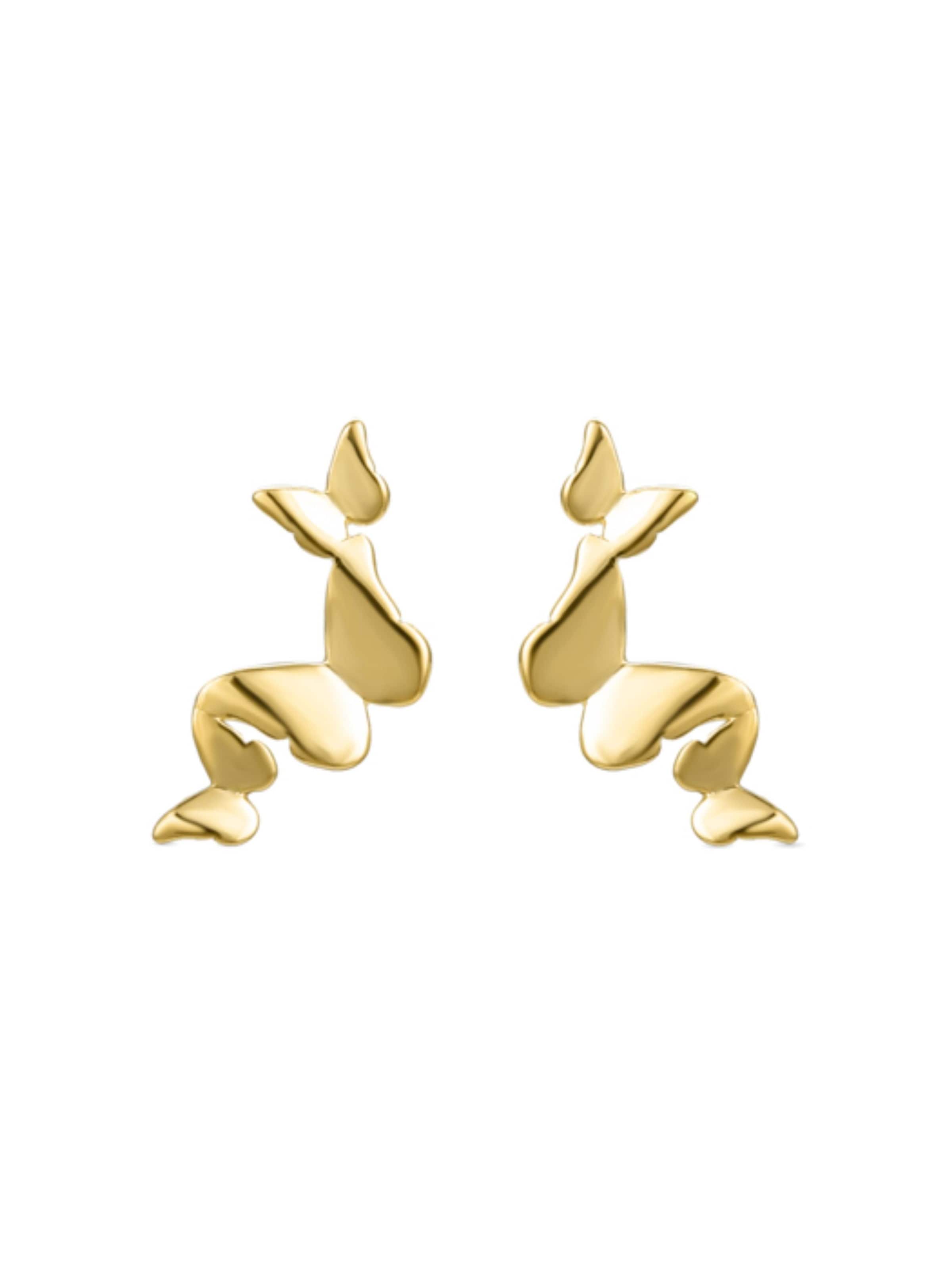 Luxenter - Pendientes 'Vophia' en oro: frente