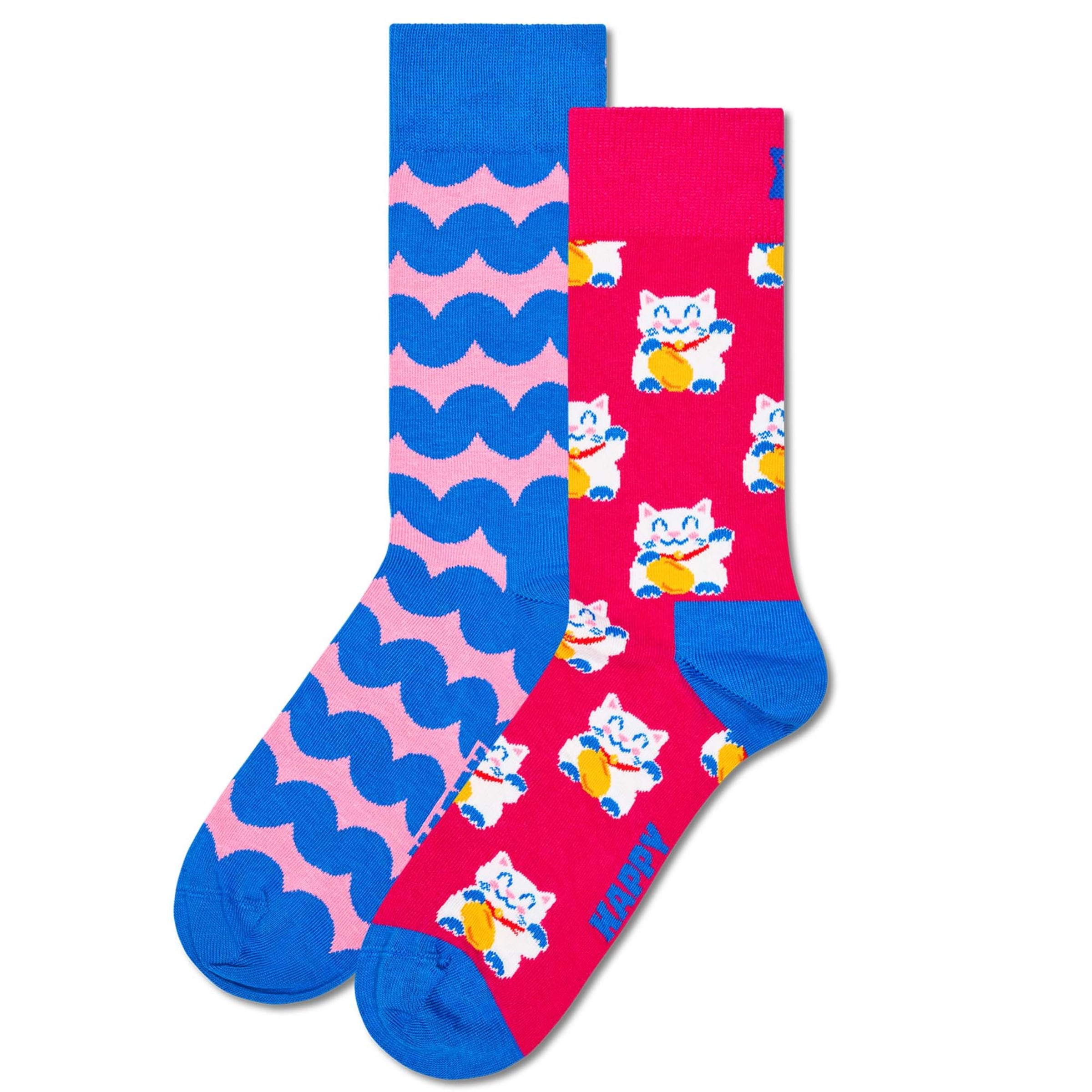 Happy Socks Socken in Blau: Vorderseite