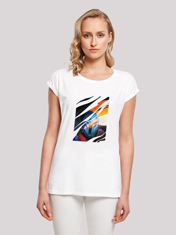 T-shirt 'Star Wars ' F4NT4STIC en blanc : devant