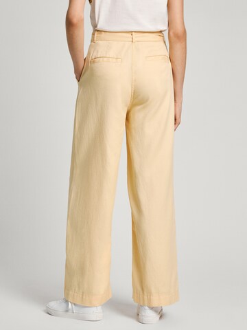Wide leg Pantaloni 'Ariana' di Pepe Jeans in giallo