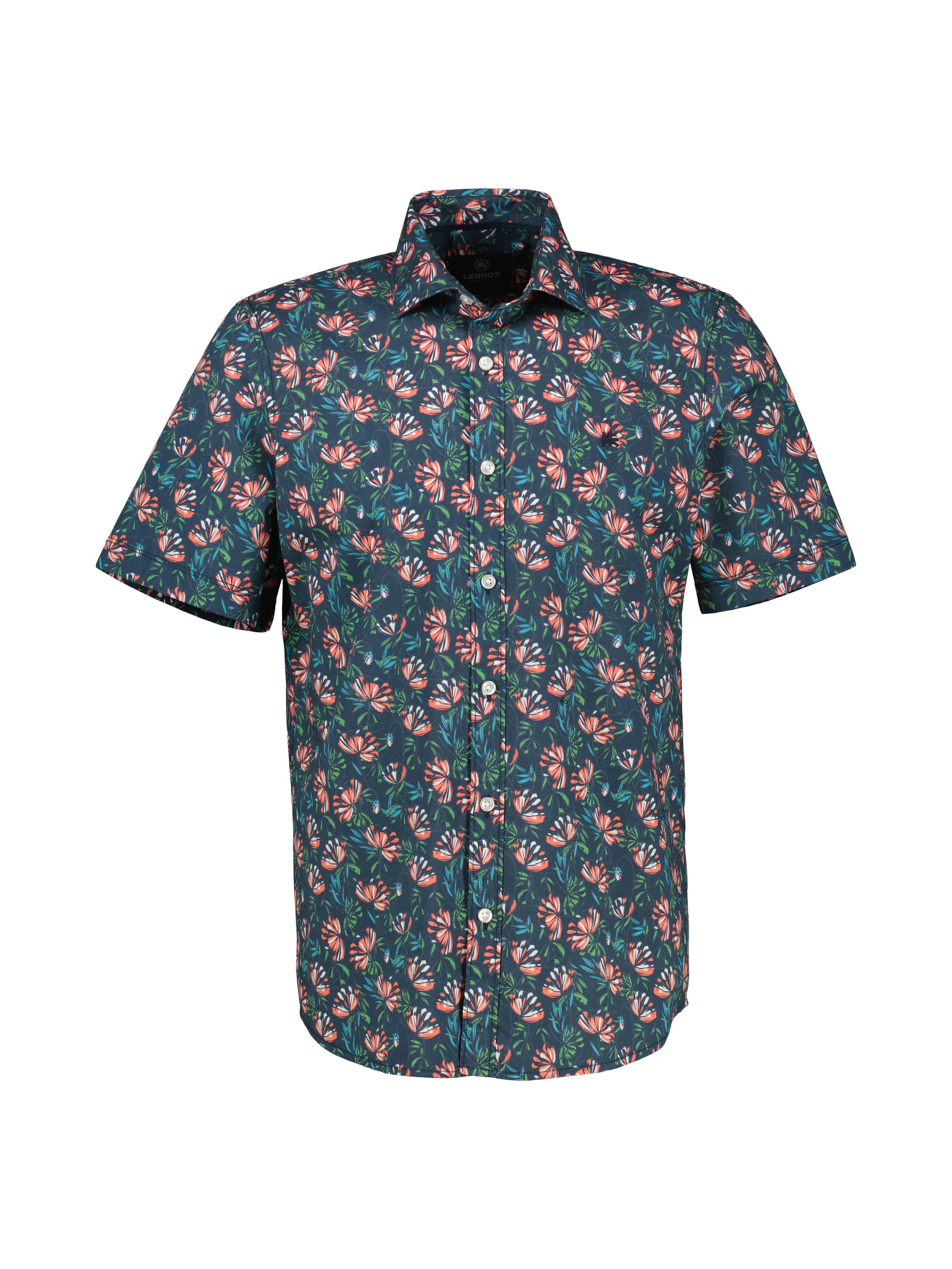 LERROS Regular fit Overhemd in Blauw: voorkant