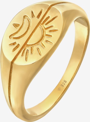 ELLI - Anillo 'Sonne' en oro: frente