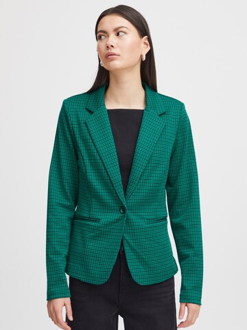 Blazer di ICHI in verde: frontale