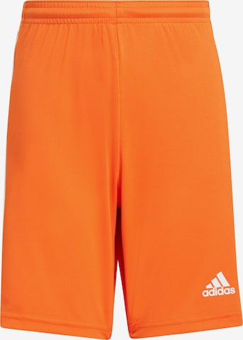 ADIDAS PERFORMANCE Regular Workout Pants in Orange: front