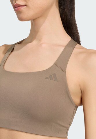 ADIDAS PERFORMANCE - Soutien Bustier Soutien de desporto 'Optime' em verde