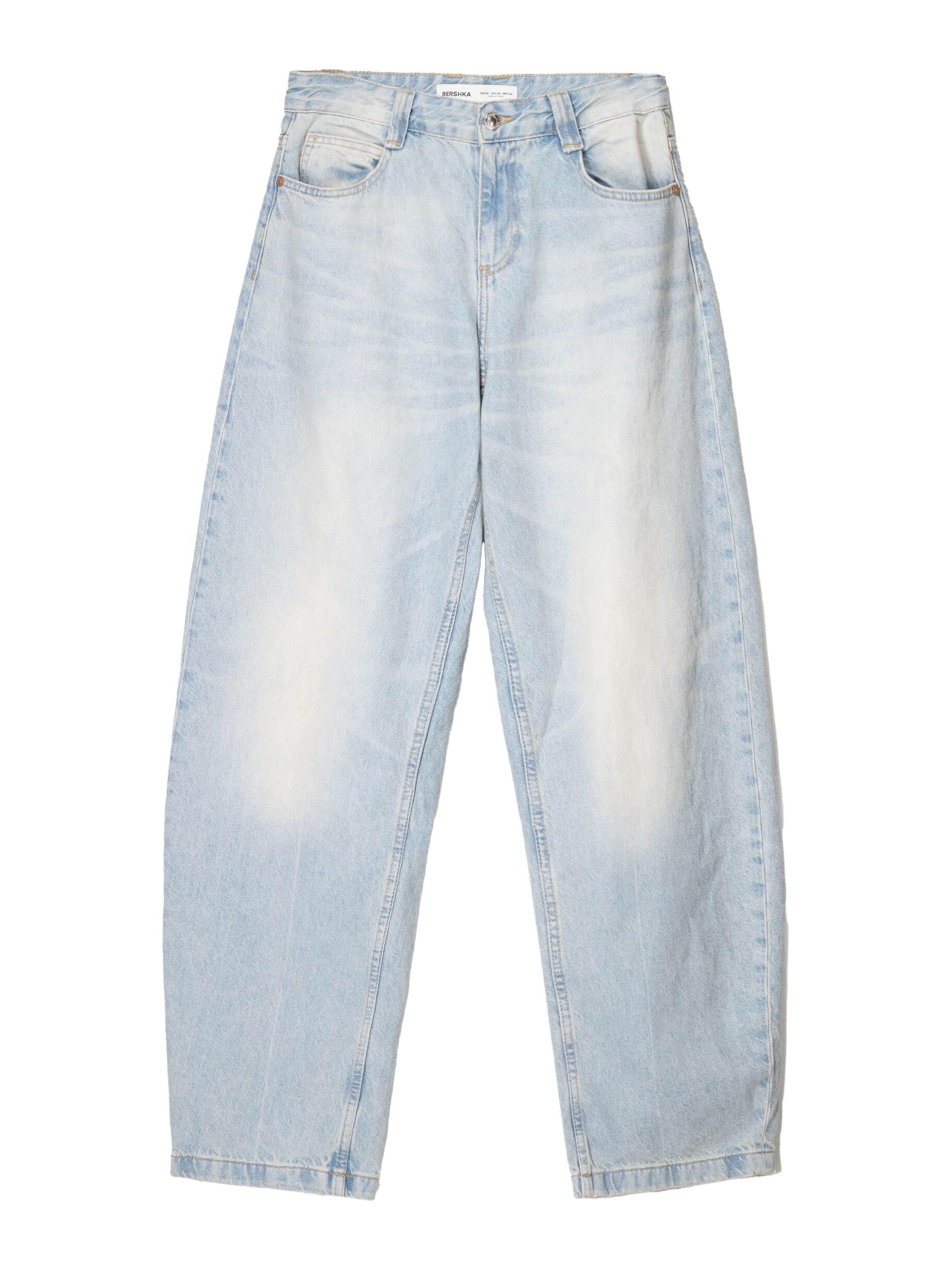 Bershka Loose fit Jeans in Blue: front