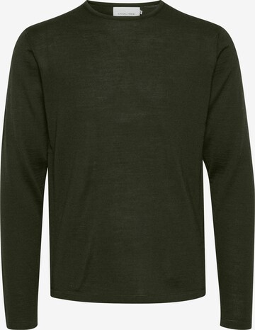 Casual Friday Regular fit Sweater 'Kent' in Green: front