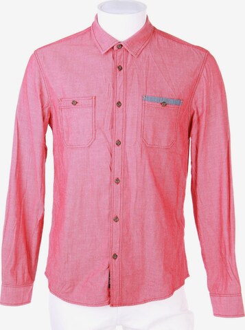 Mavi Button Up Shirt in M in Red: front