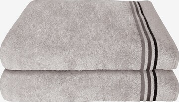 SCHIESSER Shower Towel 'Skyline Color' in Grey: front