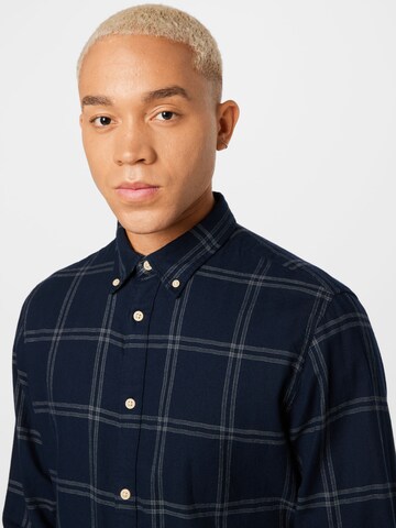 SELECTED HOMME Slim fit Button Up Shirt in Blue