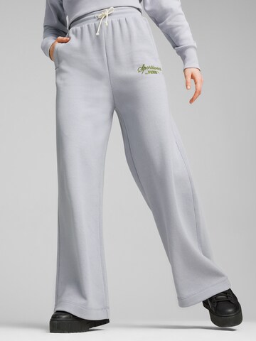 PUMA Zvonové kalhoty Kalhoty 'CLASSICS' – šedá: přední strana