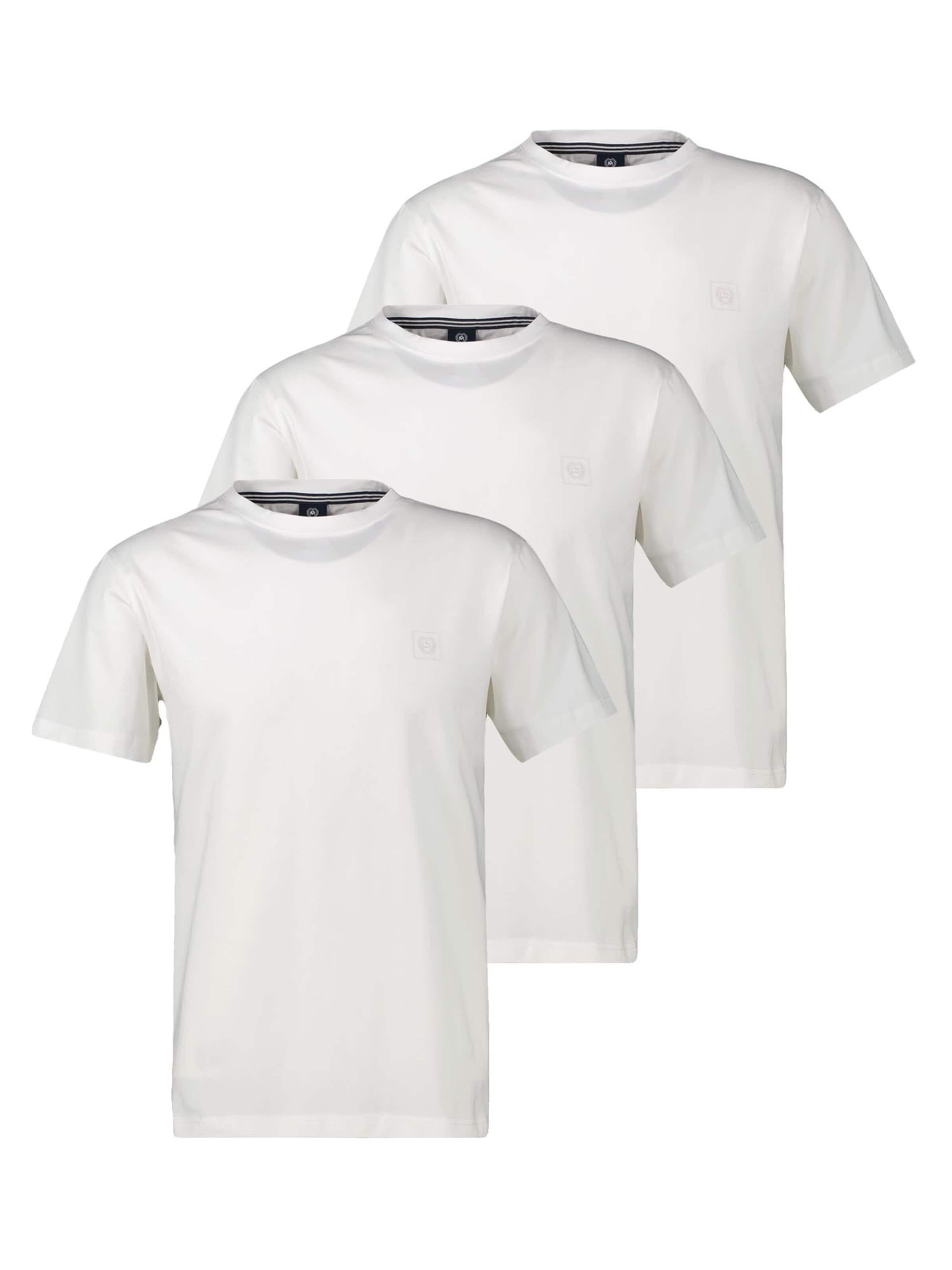 LERROS Shirt 'Basic'‌‌‌ in Weiß: Vorderseite