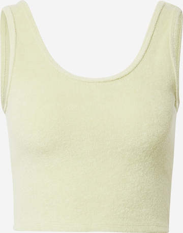 HOLLISTER Top 'TERRY' in Green: front