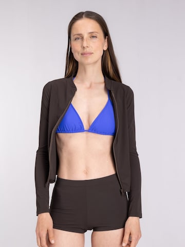 WALLIEN Triangel Bikinitop 'Triangle' in Blau
