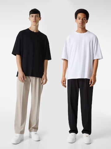 Bershka Koszulka w kolorze czarny: przód