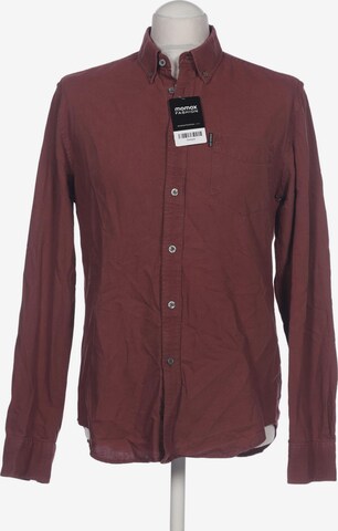 Ben Sherman Button Up Shirt in M in Red: front