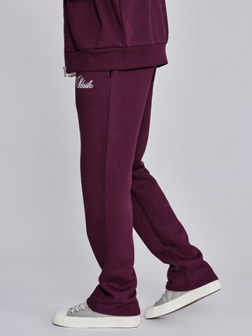 Loosefit Pantalon de sport SikSilk en rouge