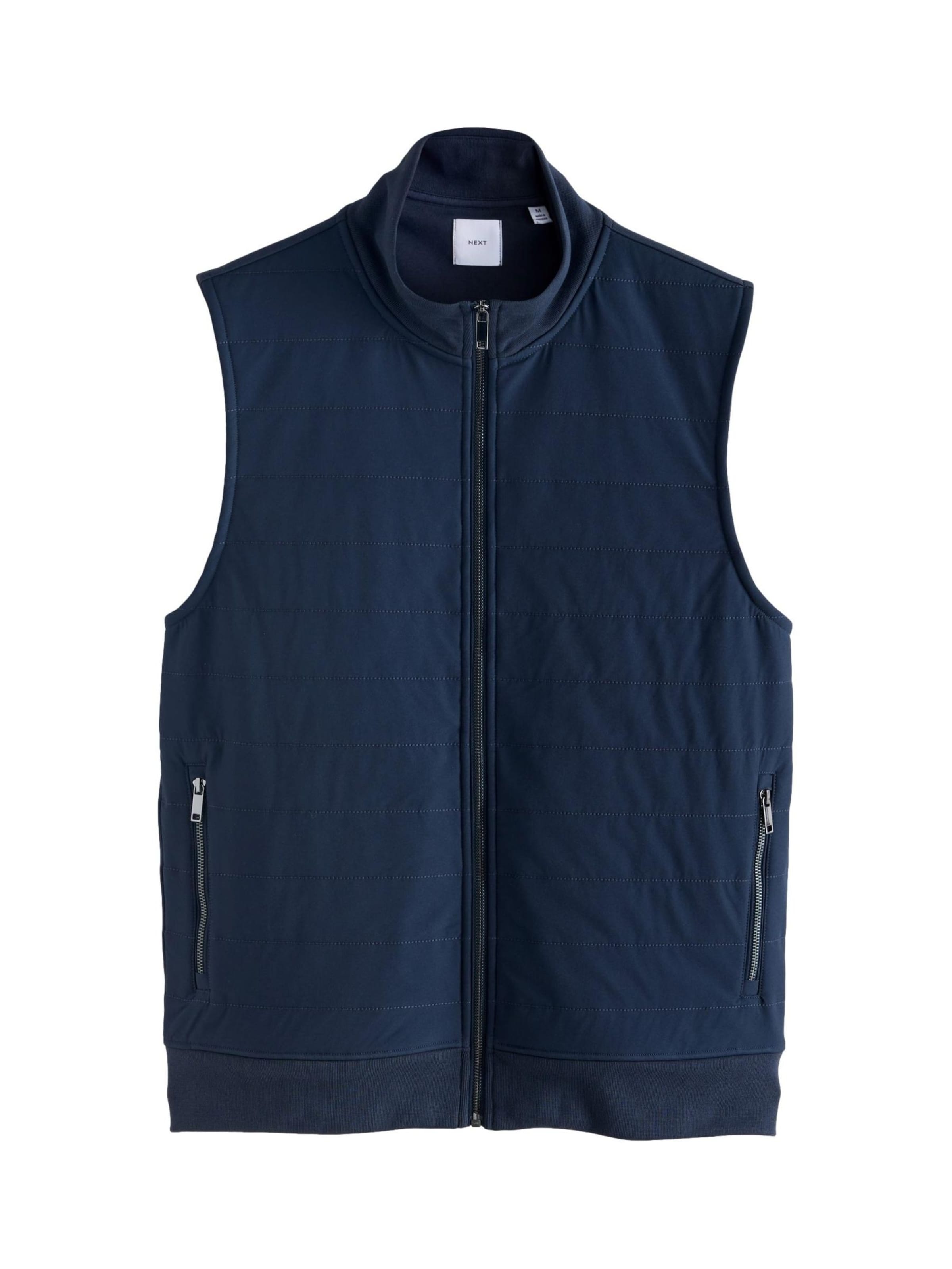 Next - Colete em azul: frente