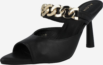 Alohas Zapatos abiertos 'DAISY' en oro / negro, Vista del producto