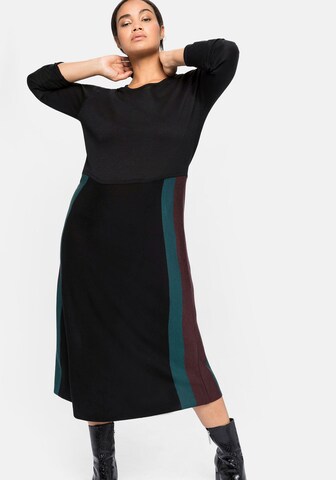 SHEEGO Knitted dress in Black