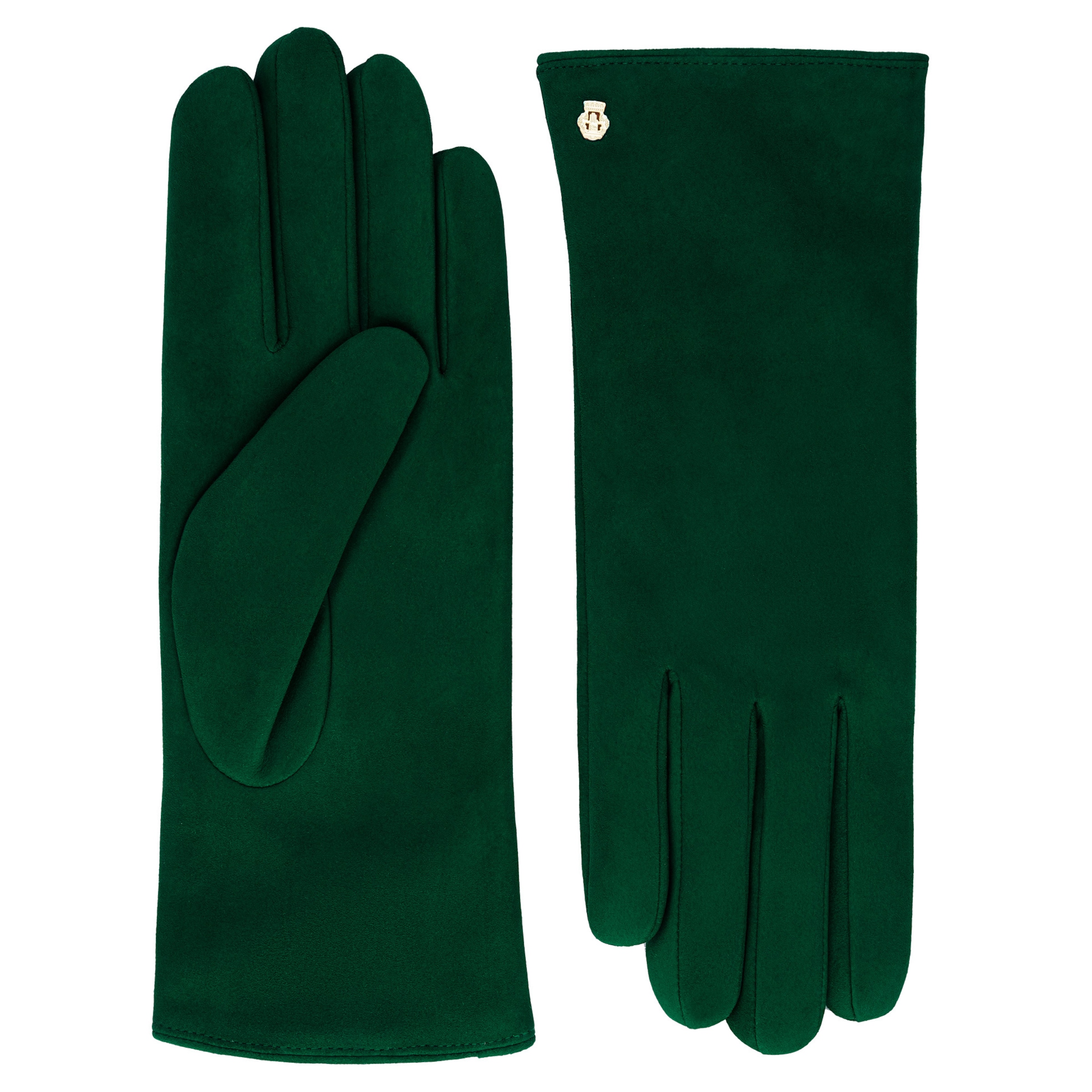 Mezzoguanti 'KIEW' di Roeckl in verde: frontale