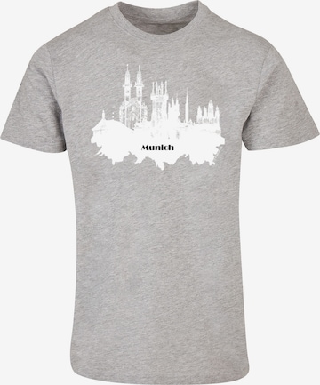 T-Shirt F4NT4STIC en gris : devant