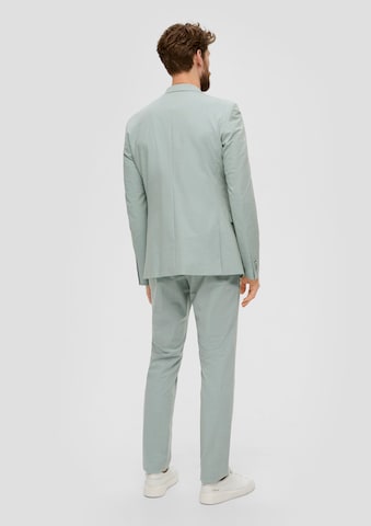 s.Oliver BLACK LABEL Слим Пиджак 'Pure' в Зеленый: сзади