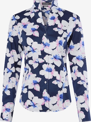Franco Callegari Bluse in Blau: Vorderseite