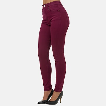 Skinny Jeans di Elara in rosso