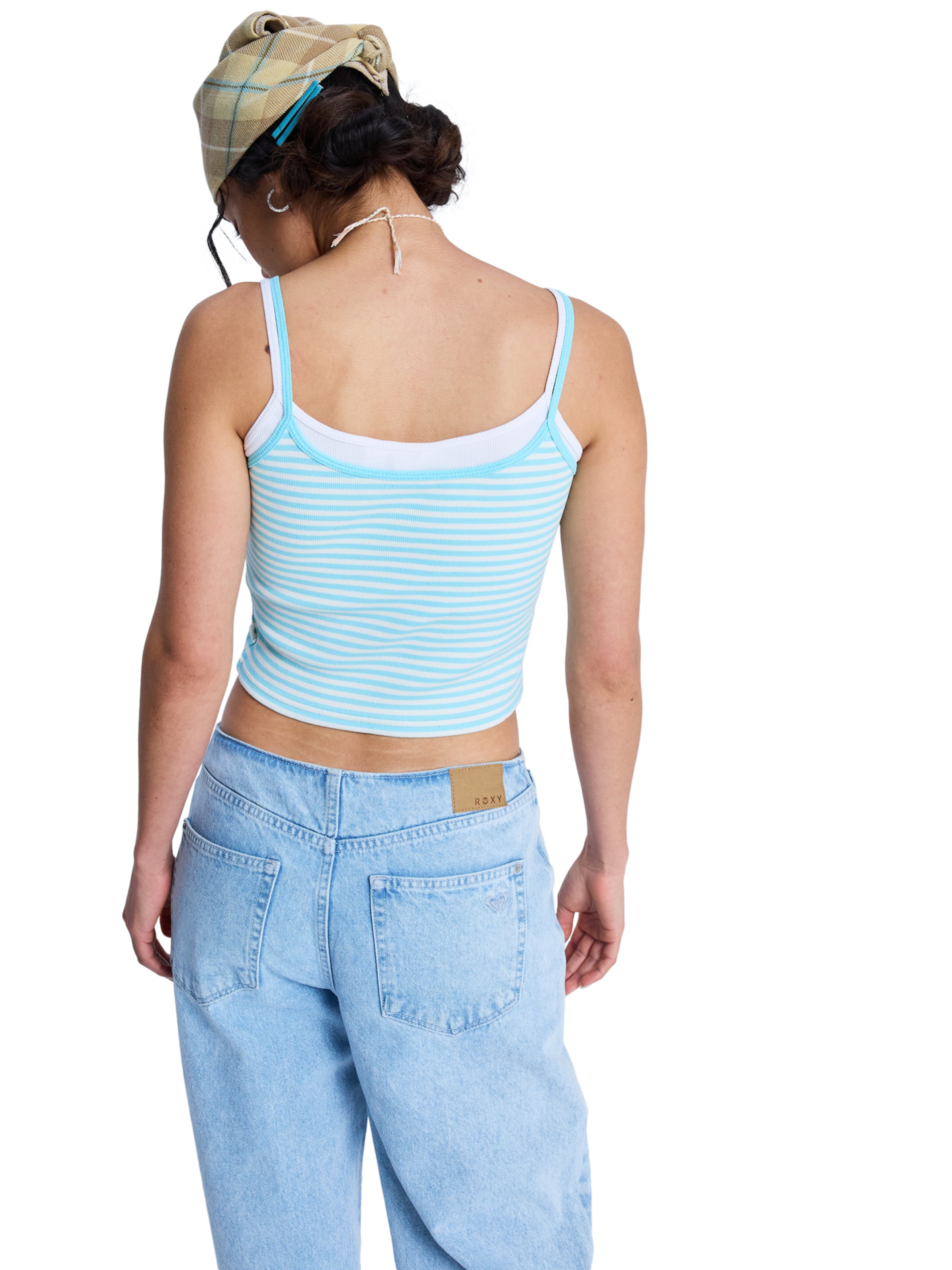 ROXY Top 'Never Too Late' in White