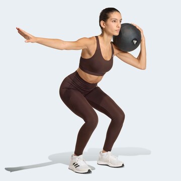 ADIDAS PERFORMANCE Bralette Sports Bra in Brown