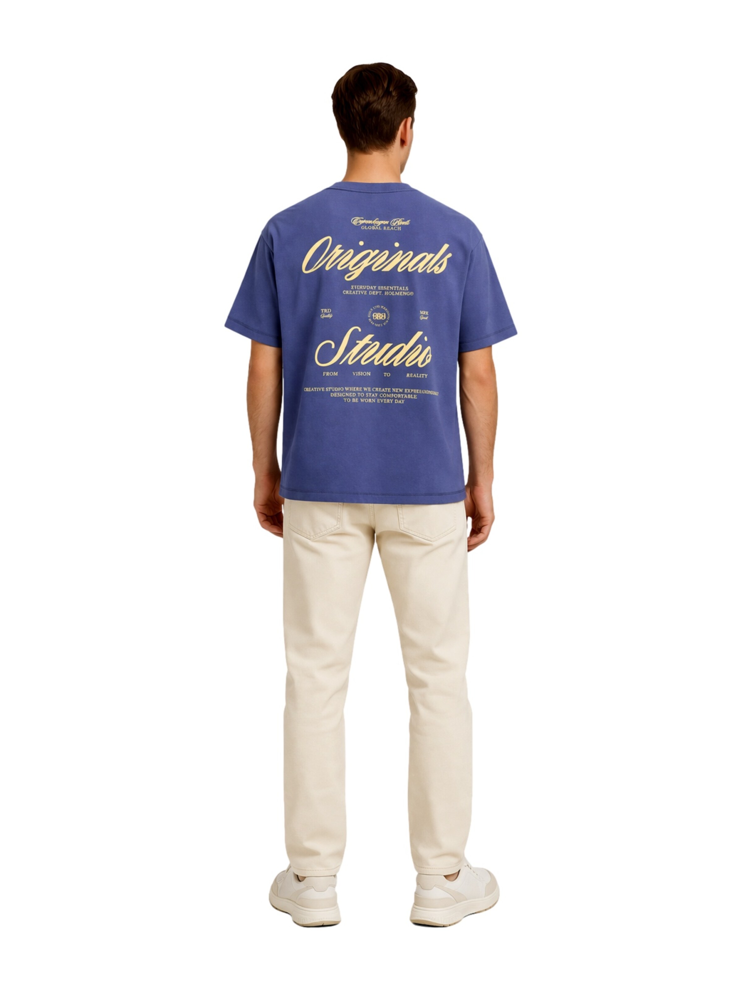 JACK & JONES Shirt 'Norrebro' in Blue