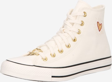 CONVERSE Trampki wysokie 'Chuck Taylor All Star' w kolorze biały: przód