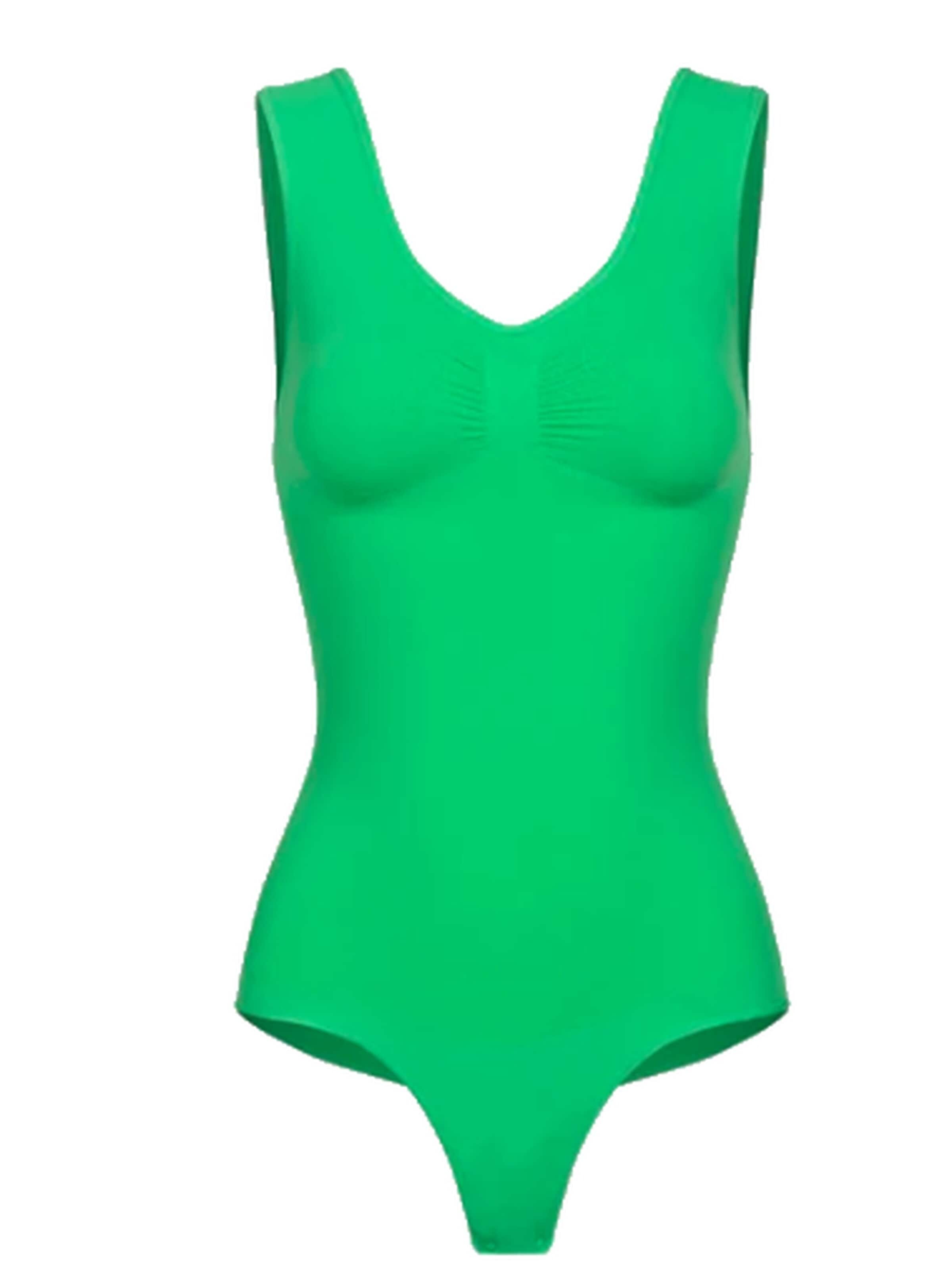 cfab Shaping bodysuit 'Tank Bodysuit Sculpting Shapewear mit String' in Green: front
