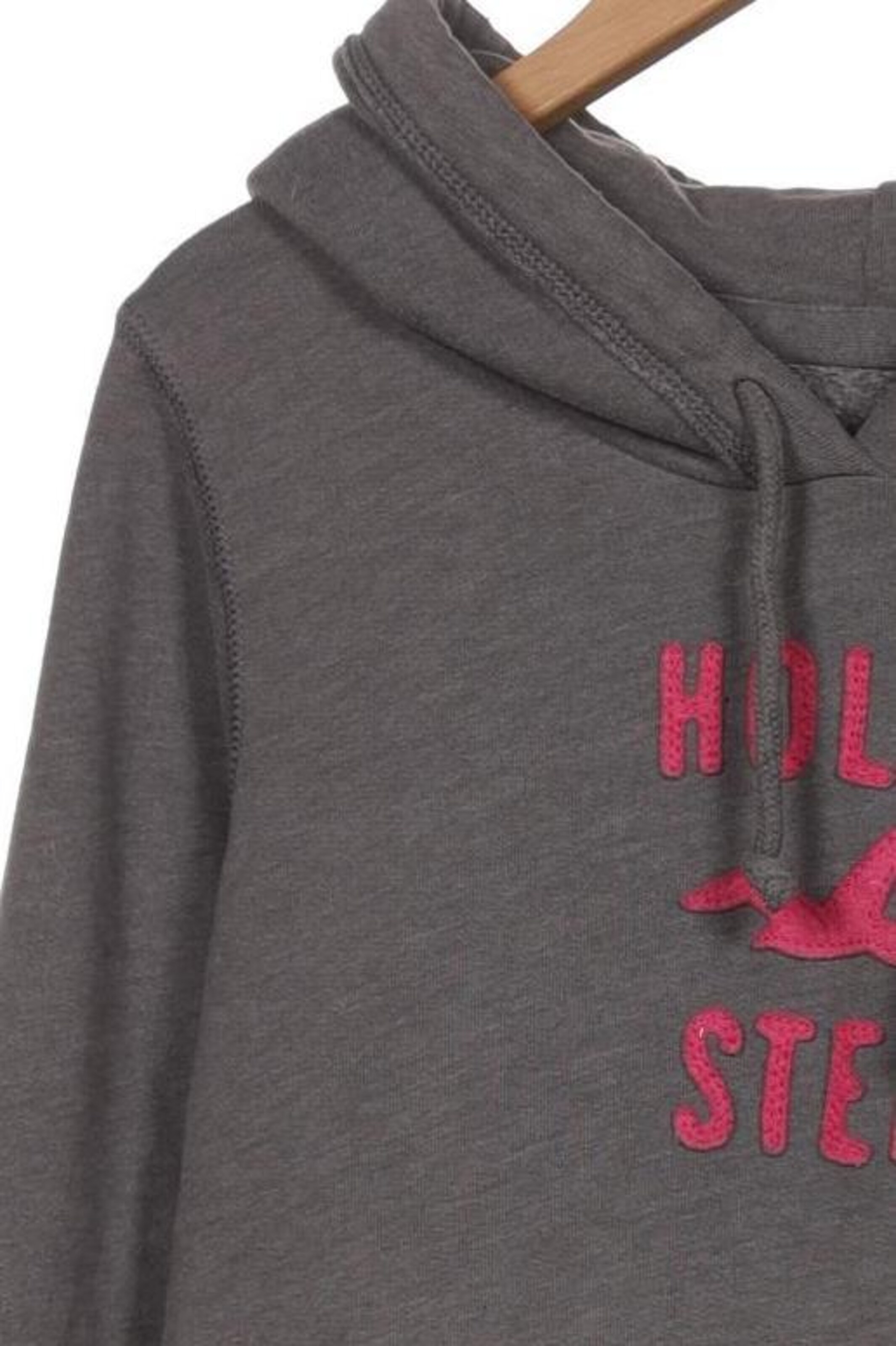 HOLLISTER Sweatshirt & Zip-Up Hoodie in L in Grey