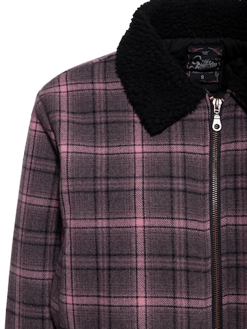 Queen Kerosin Winter Jacket in Pink