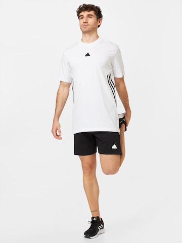 balta ADIDAS SPORTSWEAR Sportiniai marškinėliai 'Future Icons 3-Stripes'