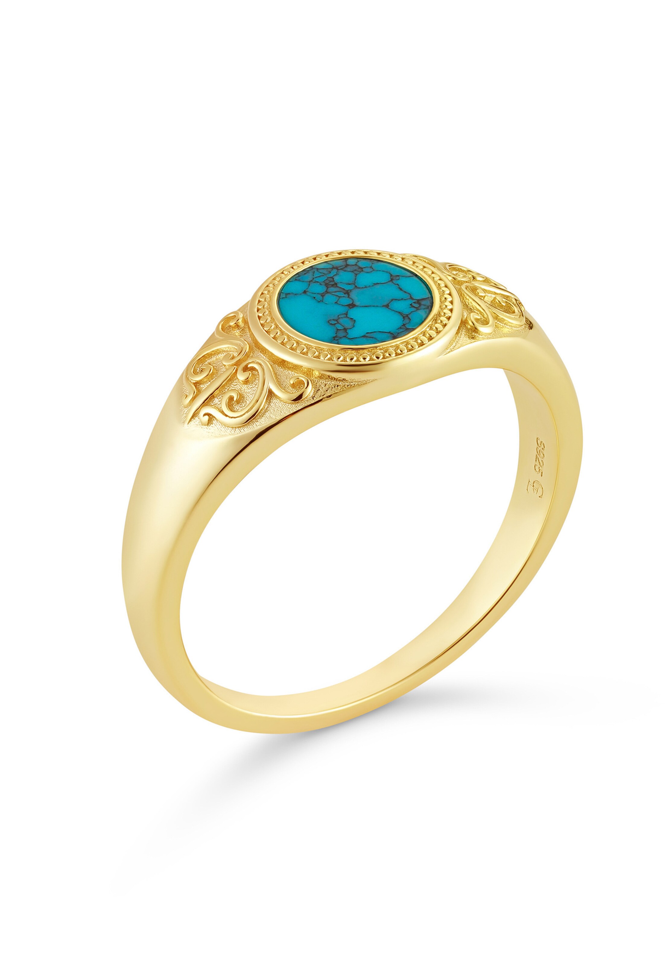 Anello 'Aquastone Signet' di Commen Lines in oro