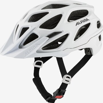 Alpina Fahrradhelm 'Thunder 3.0 white gloss' in Weiß: predná strana