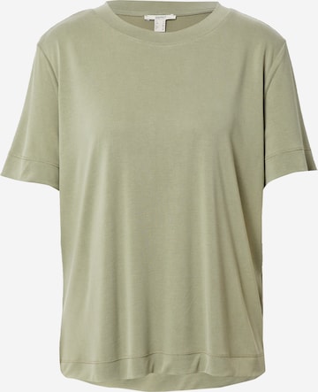 T-shirt ESPRIT en vert : devant