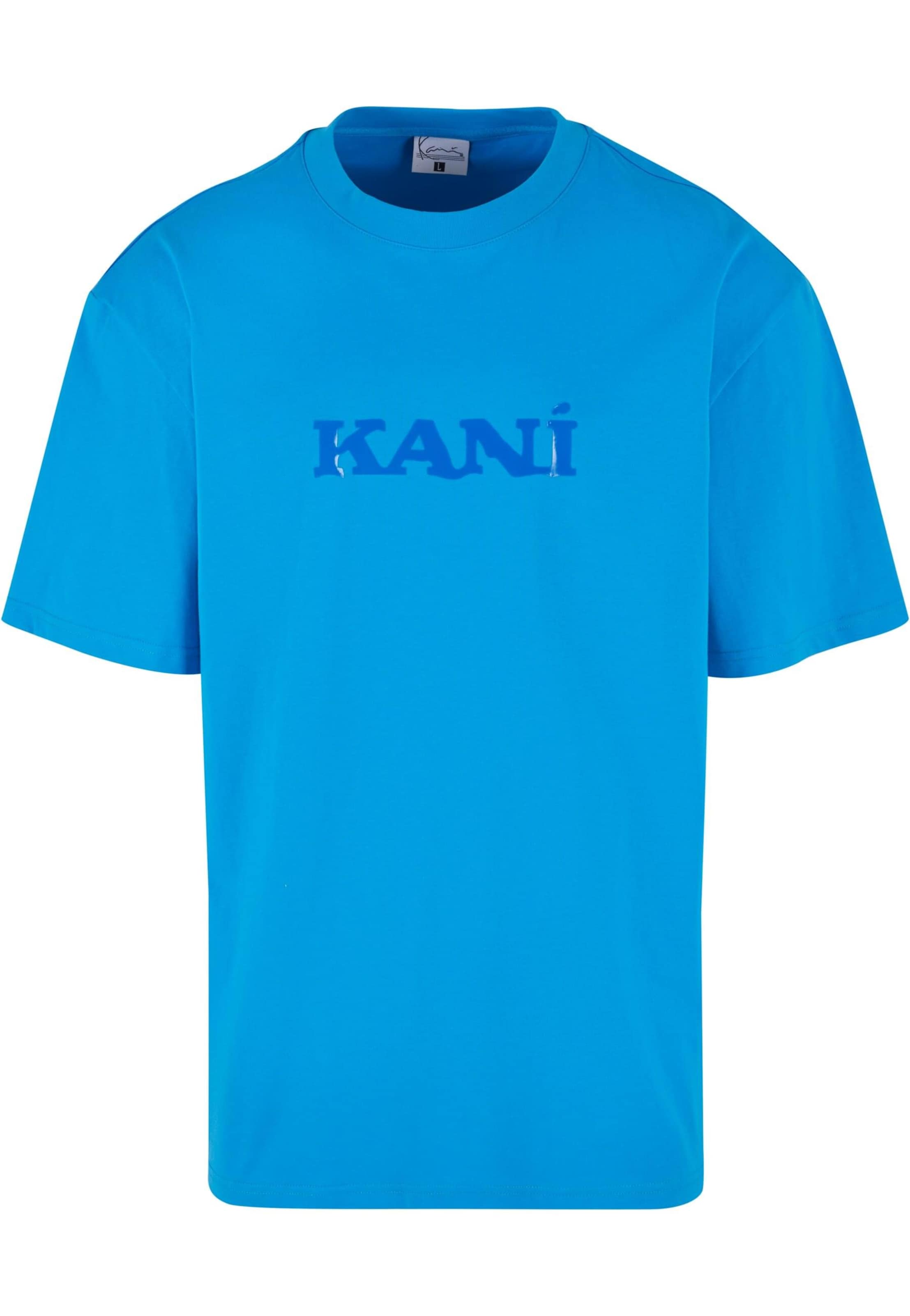 zils Karl Kani T-Krekls 'Splash Retro Tee': no priekšpuses