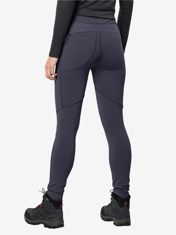 JACK WOLFSKIN - Slimfit Pantalón deportivo 'SALMASER' en gris