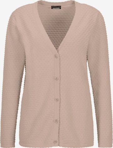 Goldner Gebreid vest in Beige: voorkant