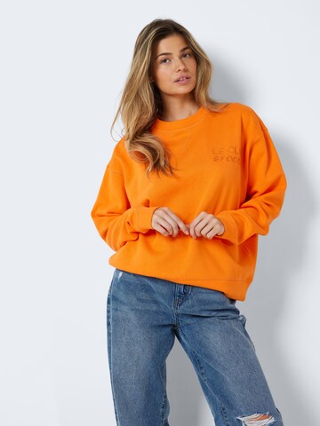 Noisy may Sweatshirt 'Alden' in Orange: front