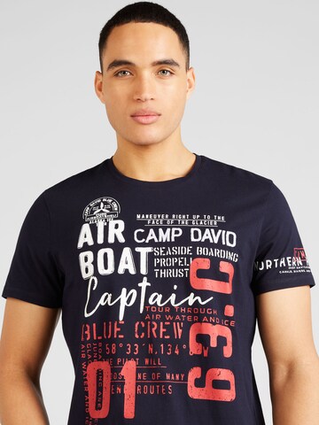 T-Shirt 'Alaska Ice Tour' CAMP DAVID en noir