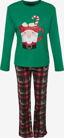 TrendyolPidžama - zelena boja: prednji dio