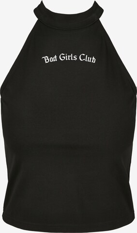 Merchcode Top 'Bad Girls' in Black: front