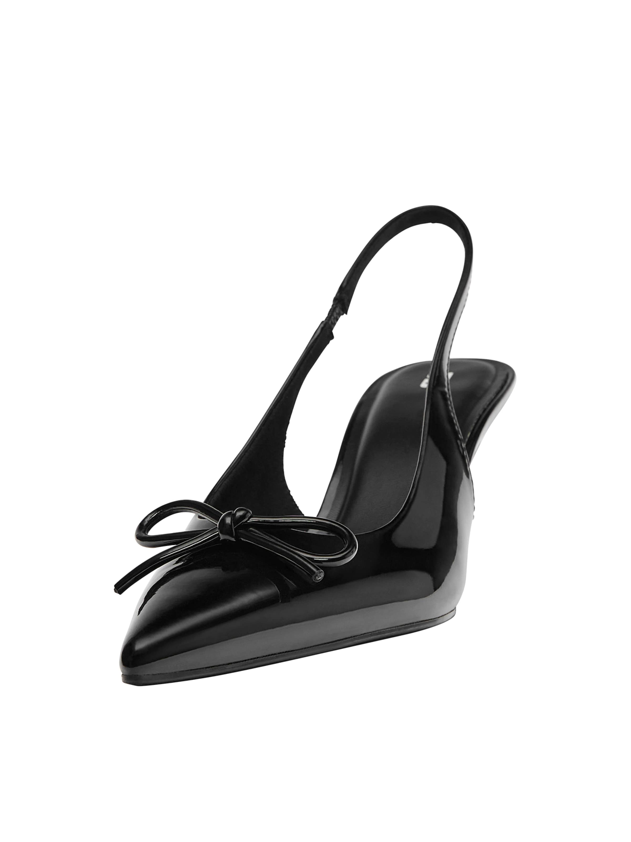 Pull&Bear Slingpumps i sort